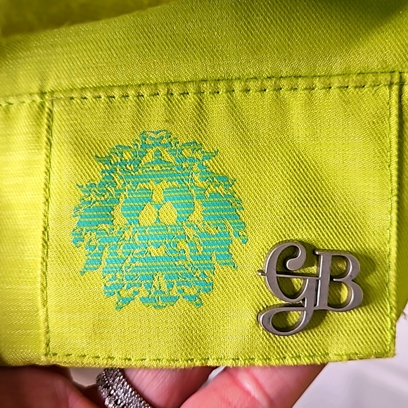 Oakley lime green yellow snowboard ski jacket magnetic button size medium - Picture 7 of 17